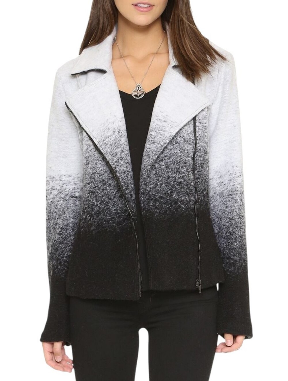 BB Dakota Bell Ombre Moto Jacket